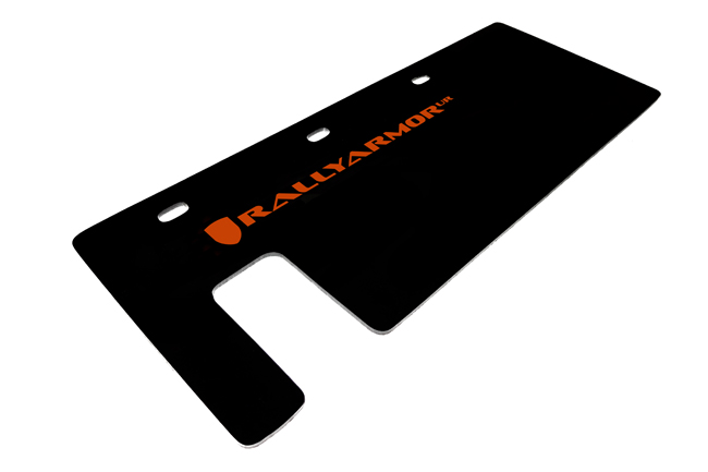 2015-24 Slingshot Black UR Swingarm Mud Guard Orange Logo