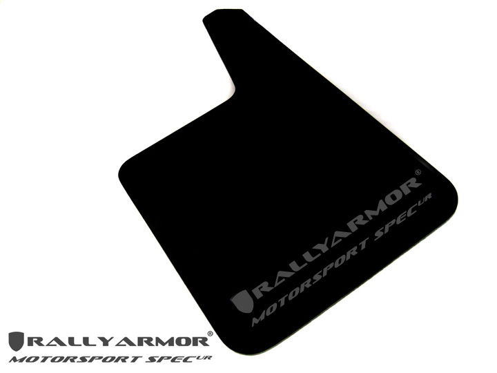 Universal MSpec Black UR Mud Flap Grey Logo