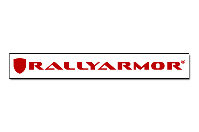Windshield Wide Rally Armor Red Vinyl Decal