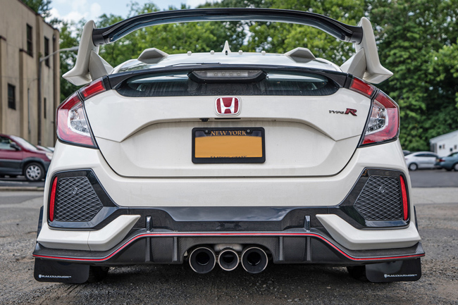 Rally Armor Mud Flaps For Honda 2017-2019 Civic Type R Dark Grey Logo