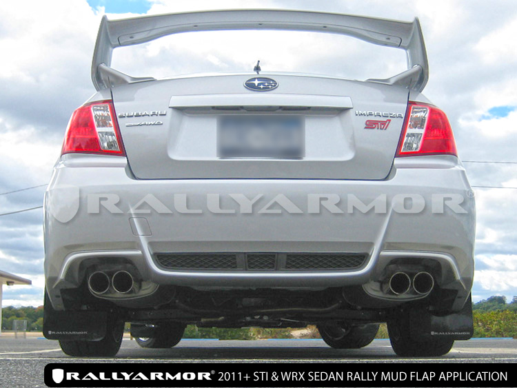 NEW 2011 STi Sedan and WRX RALLY ARMOR MUD FLAPS NEW 2011 STi Sedan and WRX RALLY ARMOR MUD FLAPS