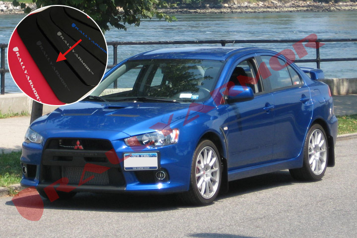 Grey Mitsubishi Evo