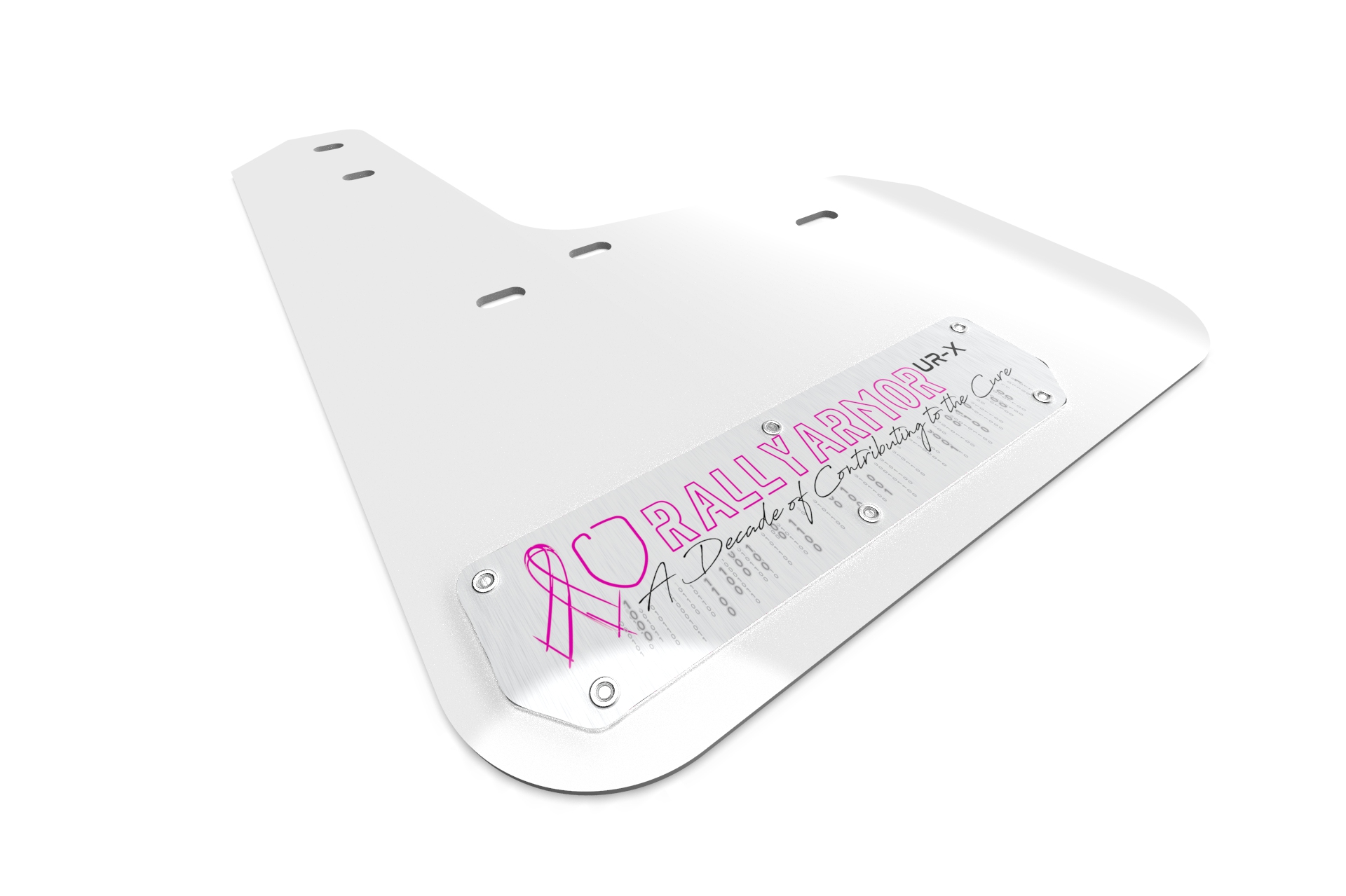 2015-21 Subaru WRX & STI Sedan White Mud Flap BCE18 Logo
