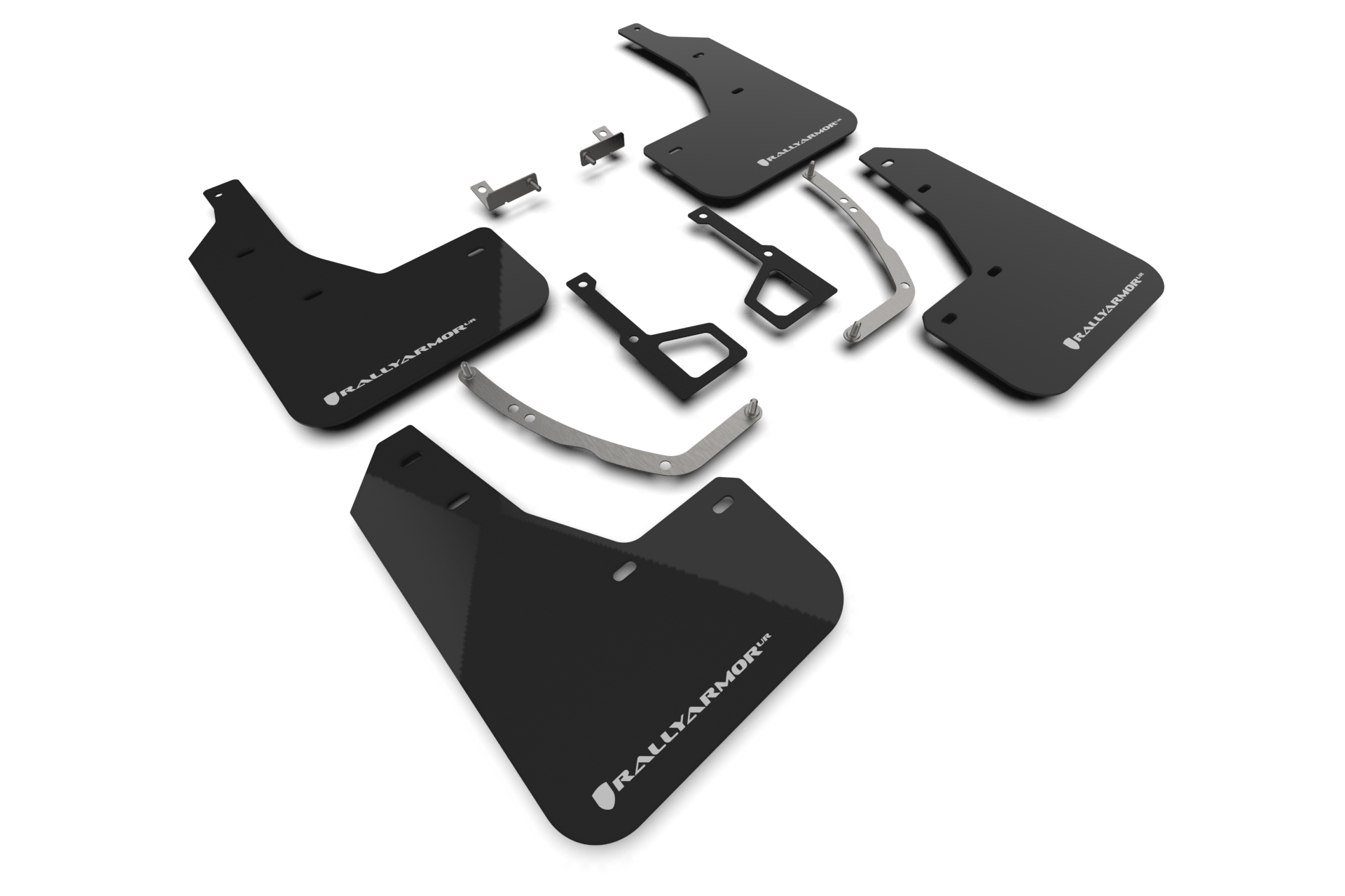 2025 Hyundai Ioniq 5 XRT Black Mud Flap White Logo