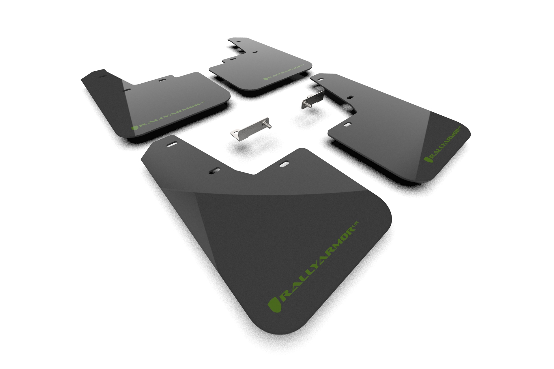 2026 Subaru Outback & Outback Wilderness Black UR Mud Flap Dark Green Logo