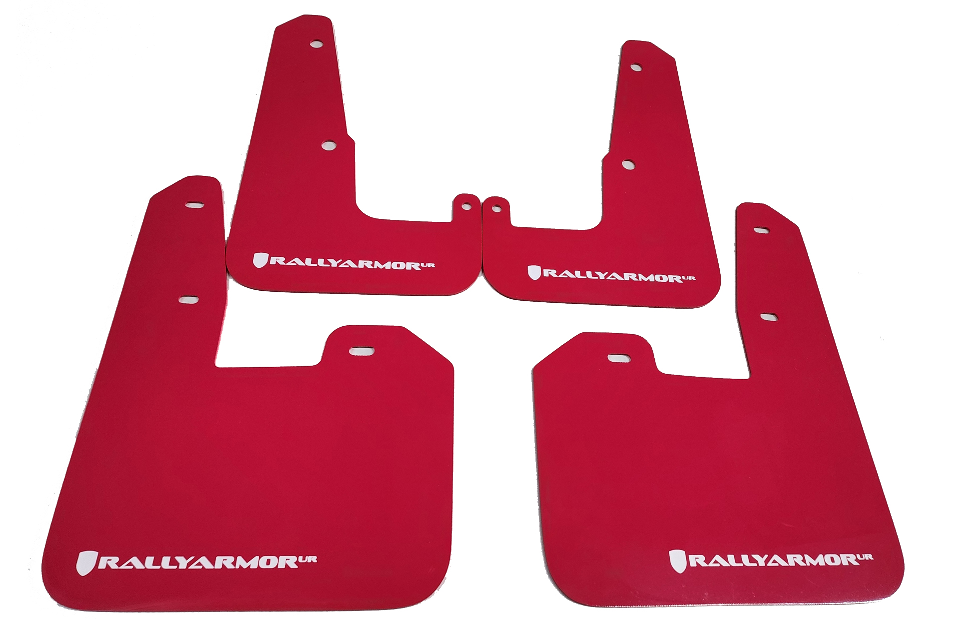 2008-14 Subaru STI/11-14 WRX Hatch Custom Pink UR Mud Flap White Logo