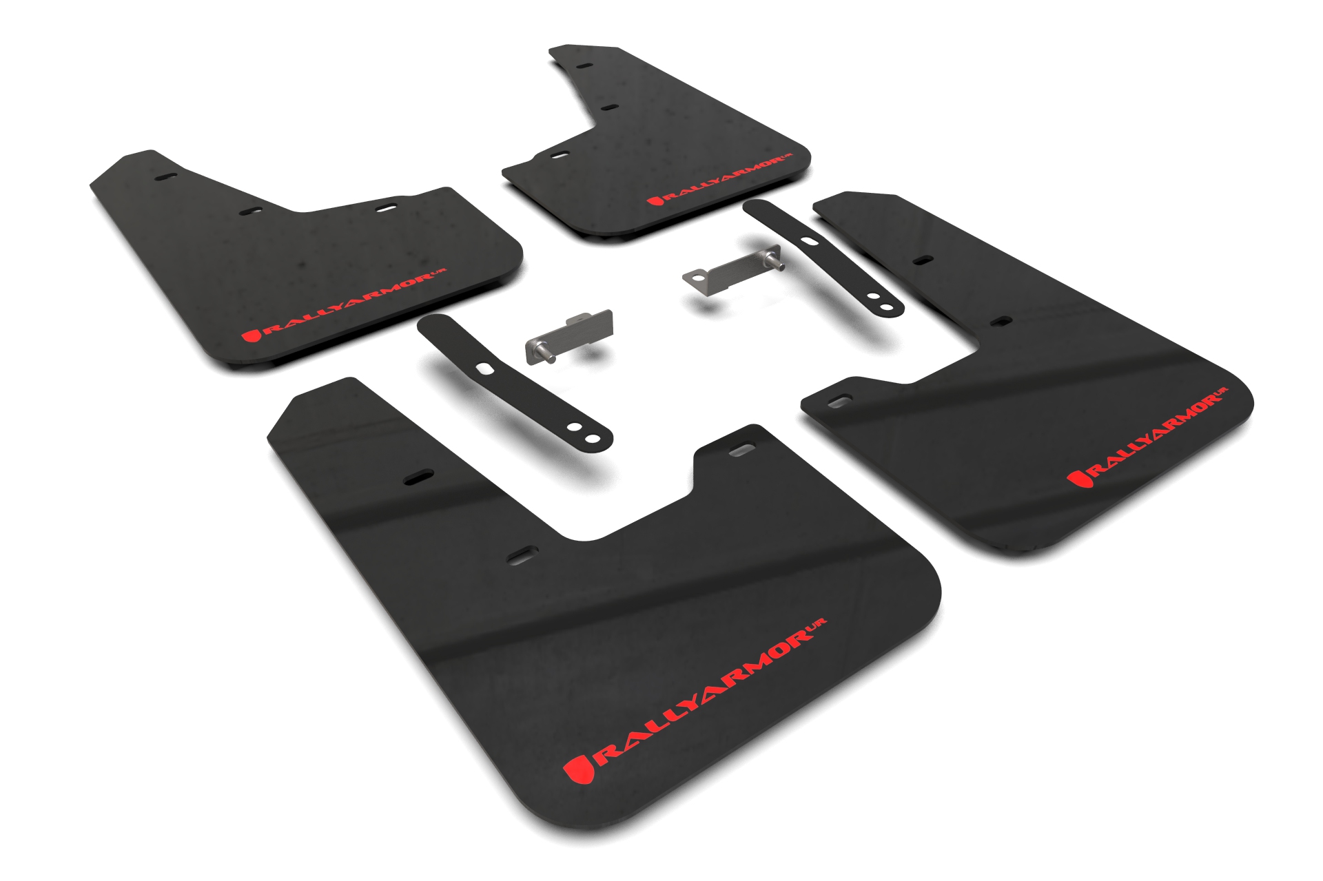 2023-25 SG2 Kia Niro Black UR Mud Flap Red Logo