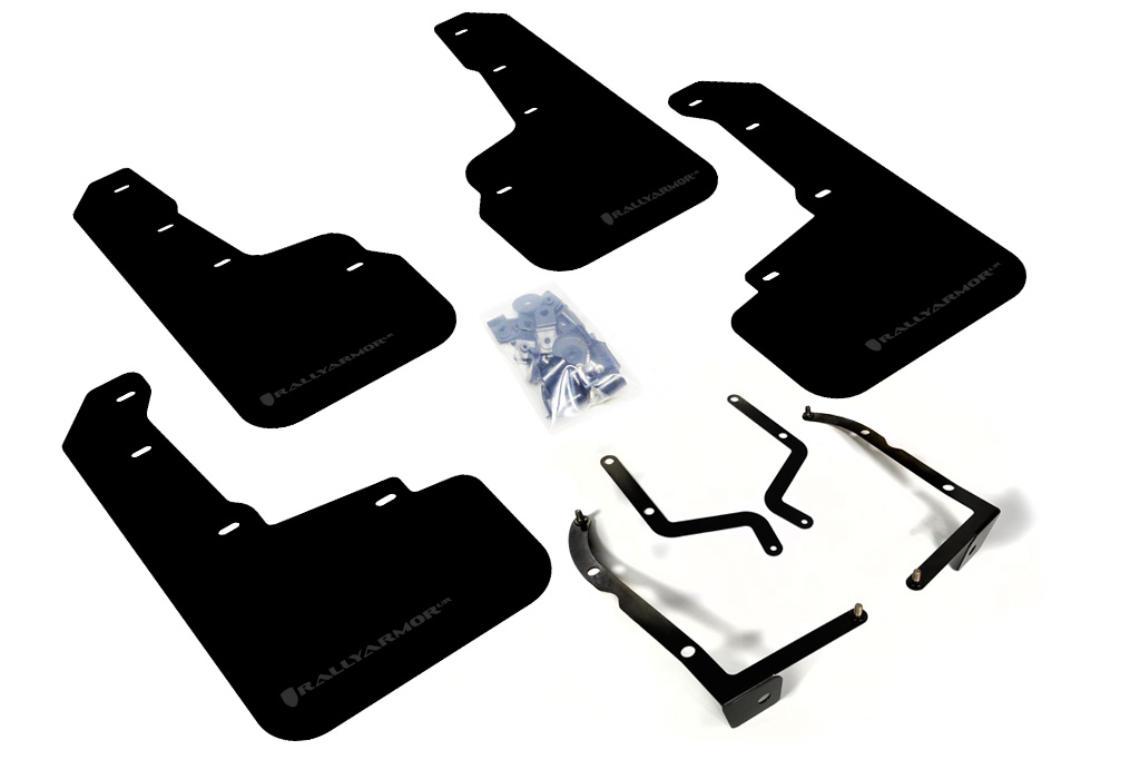 2018-23 Subaru XV Crosstrek Lift/AT Black UR Mud Flap Grey Logo