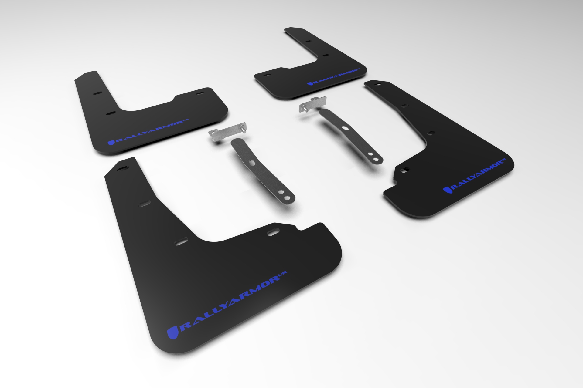 2021-23 Hyundai Elantra Black UR Mud Flap Blue Logo