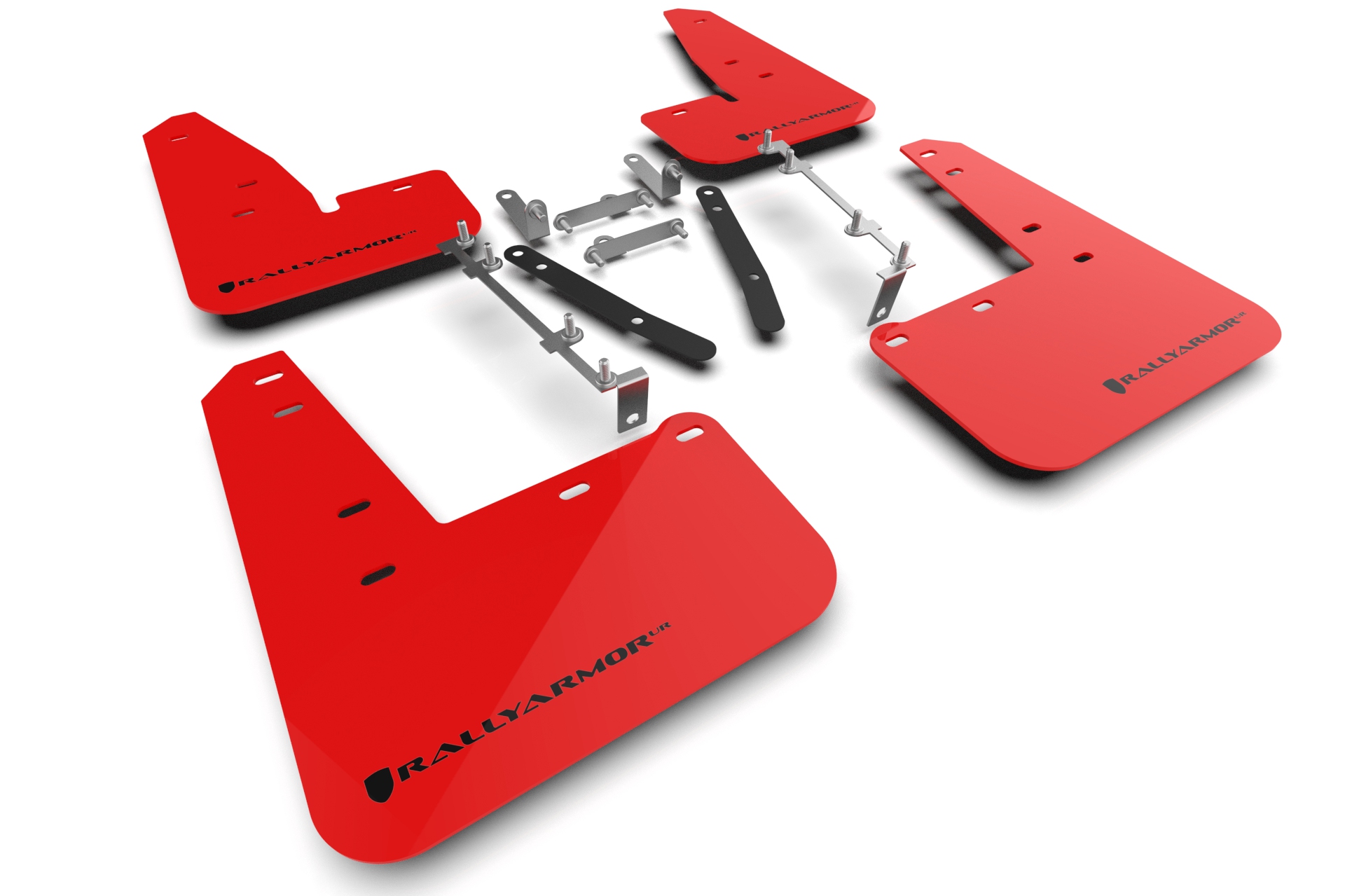 2023-25 Toyota GR Corolla Red UR Mud Flap Black Logo