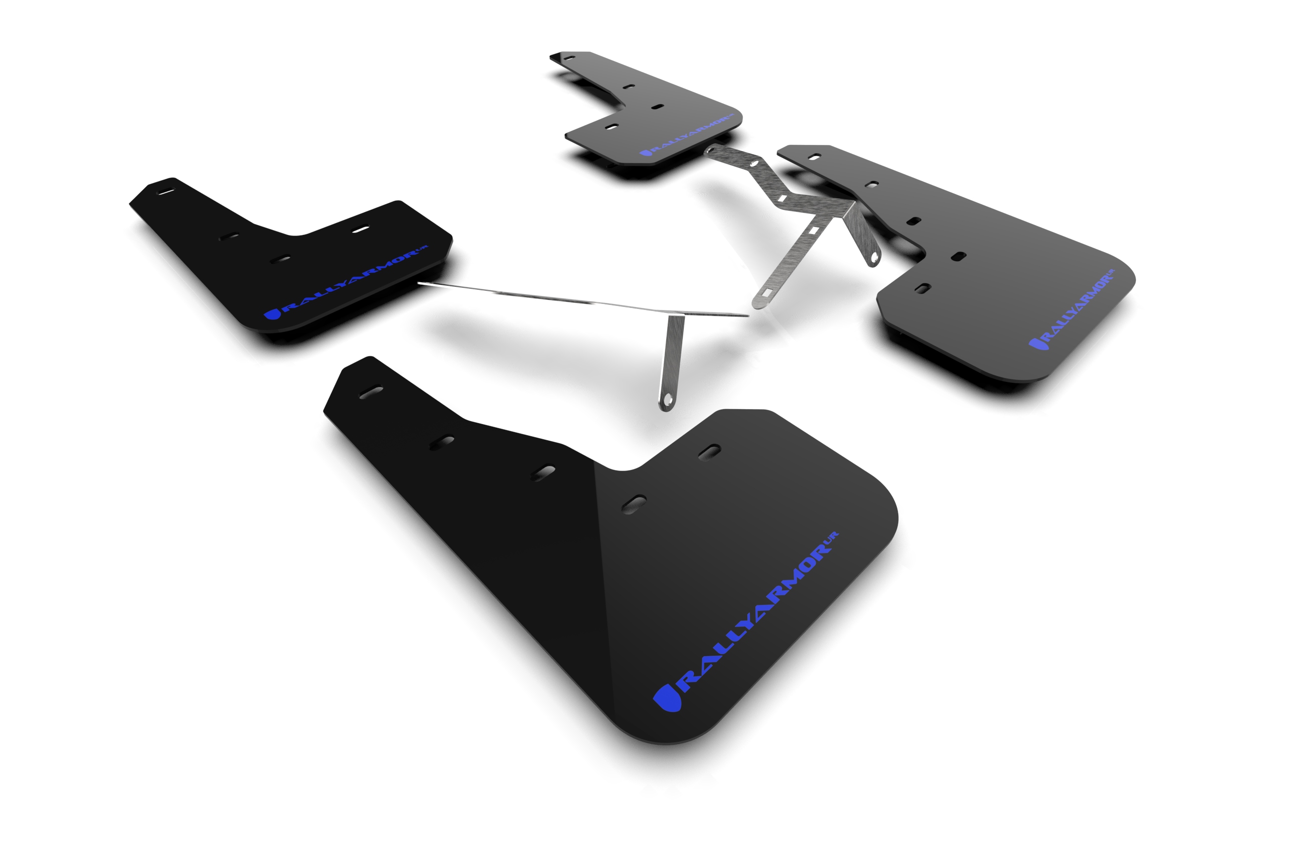 2022-25 Honda Civic, Civic Si, Sport Black Mud Flap Blue Logo