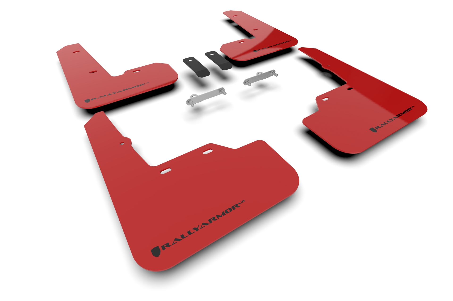 2022-25 Subaru WRX Red UR Mud Flap Black Logo