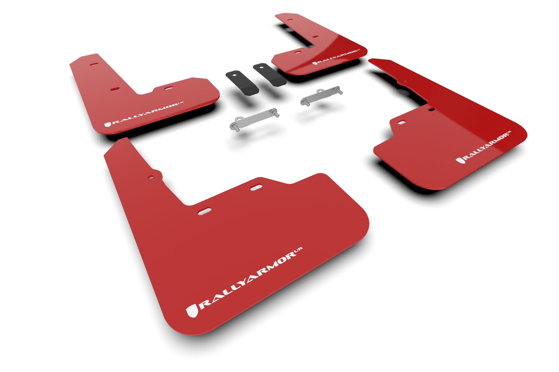 2022-25 Subaru WRX Red UR Mud Flap White Logo