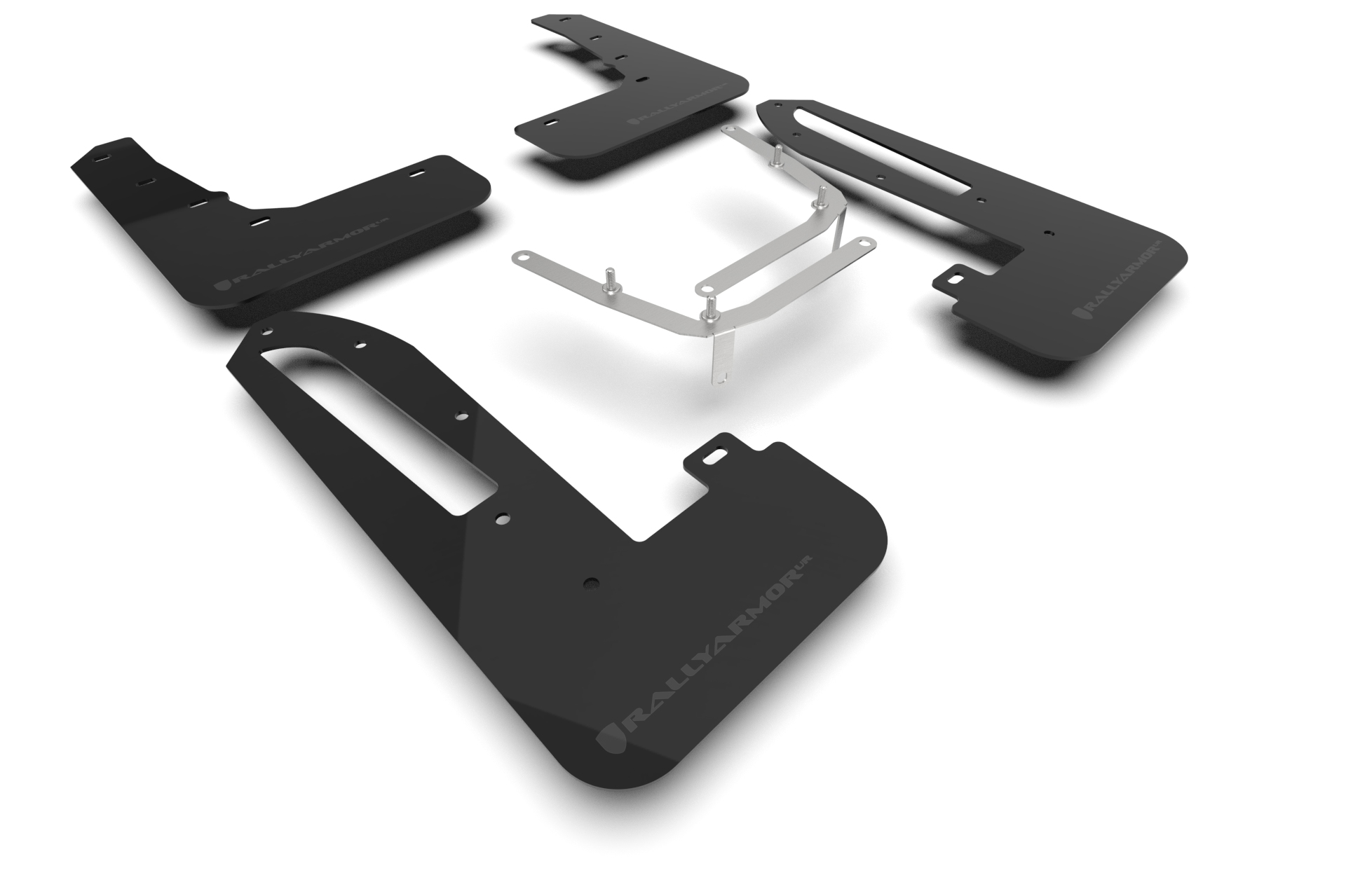 2023-25 Honda Civic Type R Black Mud Flap Grey Logo