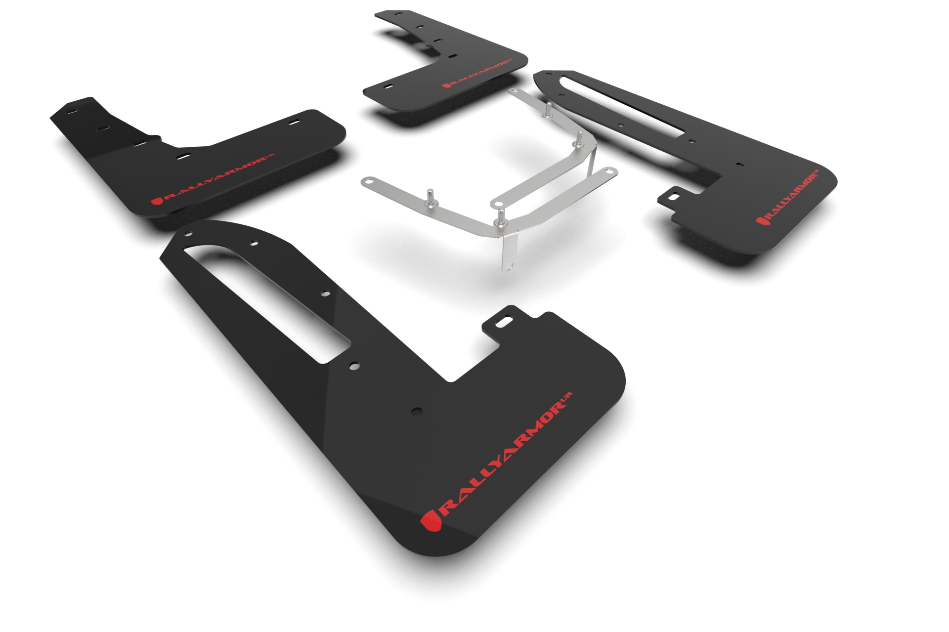 2023-25 Honda Civic Type R Black Mud Flap Red Logo
