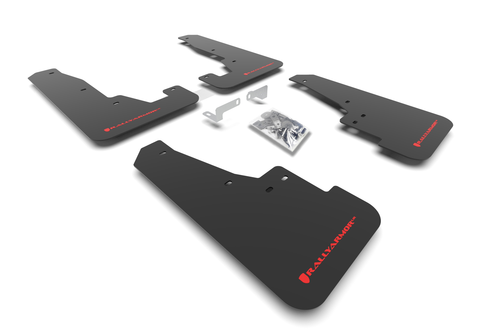 2016-25 Dodge Durango GT/RT/SRT/SXT Black Mud Flap Red Logo