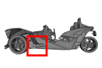 Polaris Slingshot Front Mud Flaps