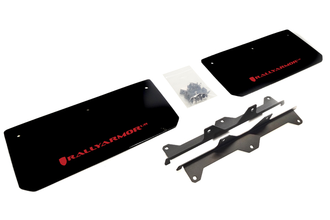 2015-24 Polaris Slingshot Front Mud Flaps Red Logo