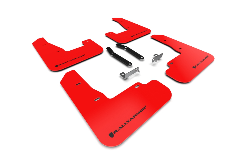 2019-21 Hyundai Elantra GT N Line, i30 N Red UR Mud Flap Black Logo