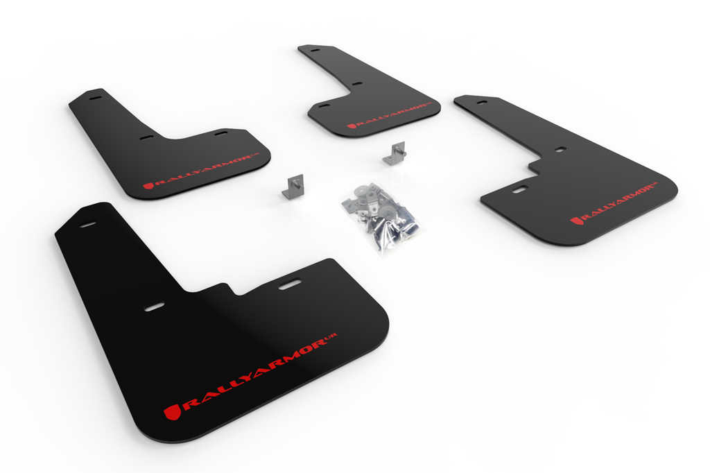 2020-25 Subaru Legacy Black UR Mud Flap Red Logo