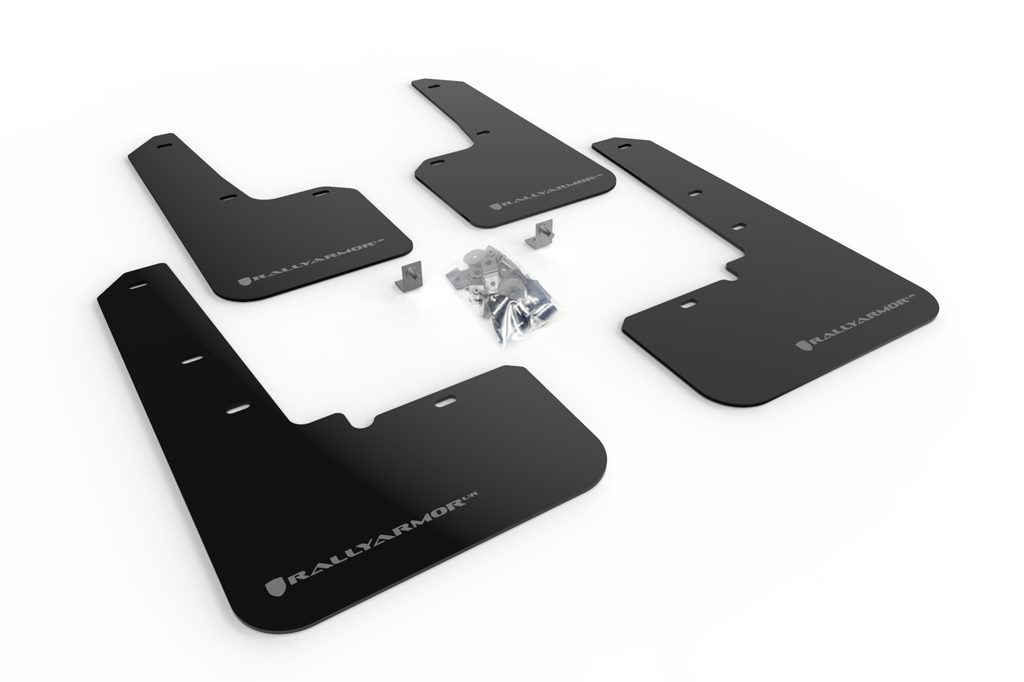 2020-25 Subaru Outback Black UR Mud Flap Silver Logo
