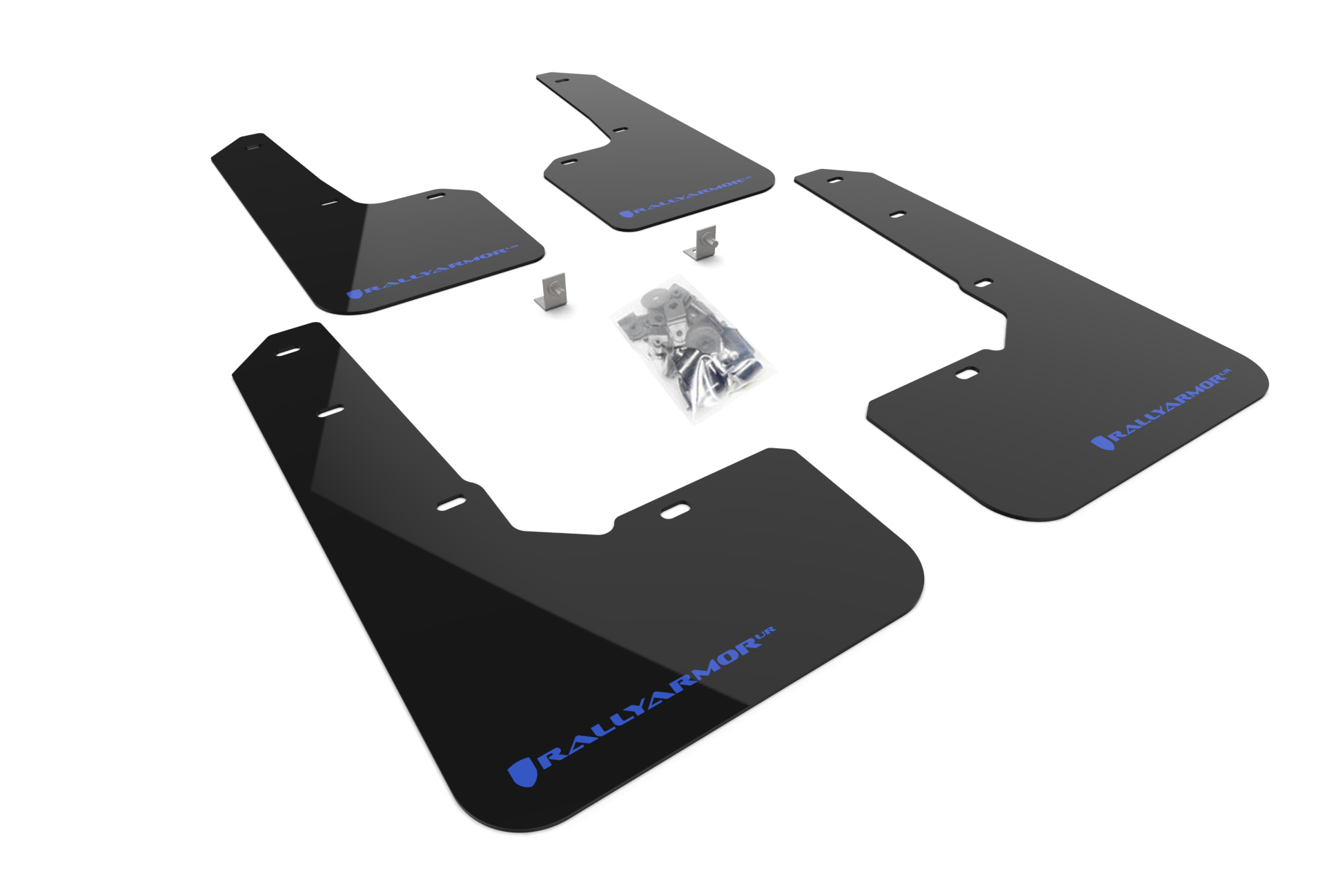 2022-25 Subaru Outback Wilderness Black Mud Flap Blue Logo