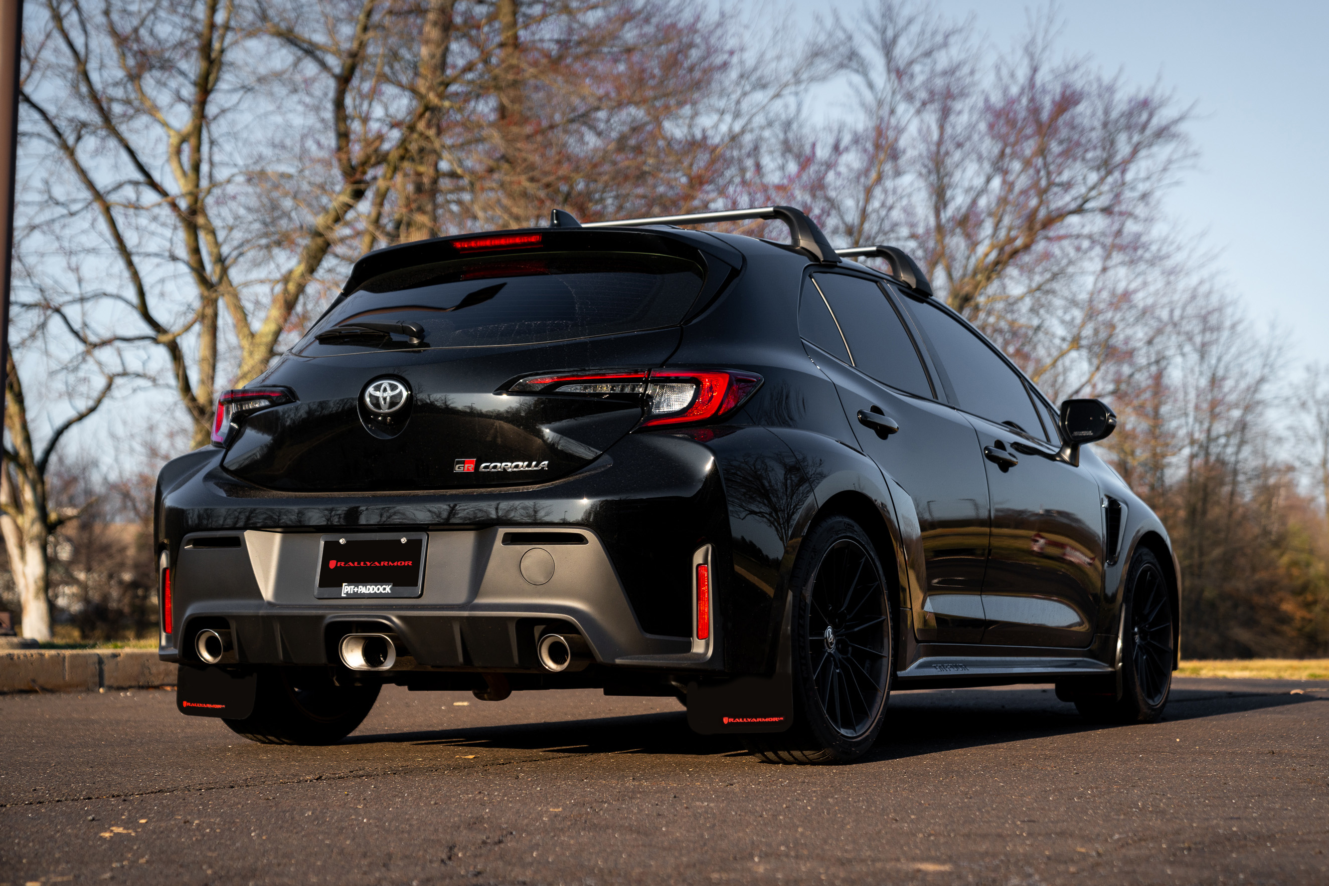 thumbnail image 2 of Rally Armor 22-25 Subaru WRX Black UR Mud Flap W/Red Logo 2 of 9