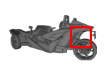 Polaris Slingshot Rear Swingarm Guard