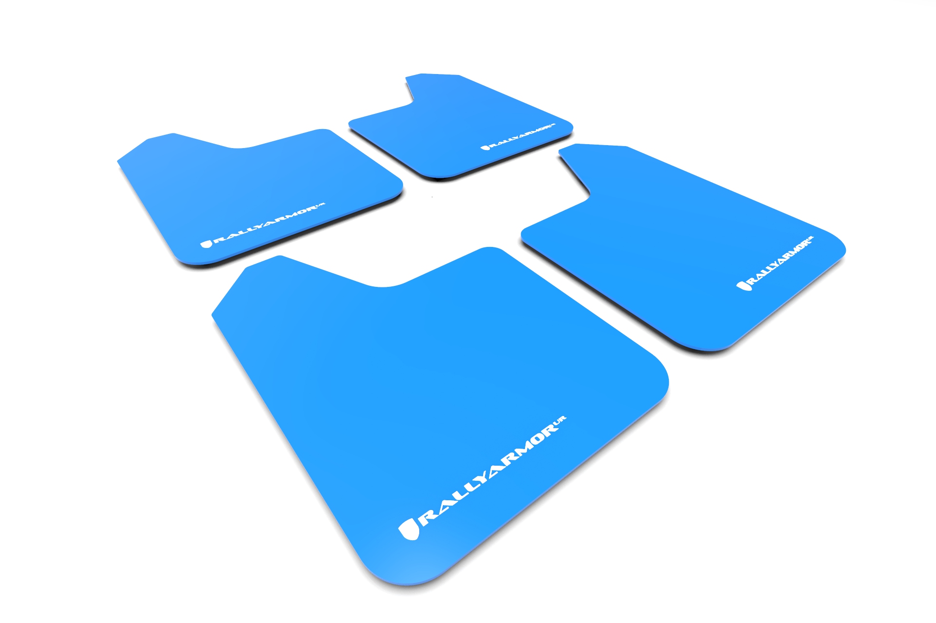 Universal UR Blue Mud Flap White Logo